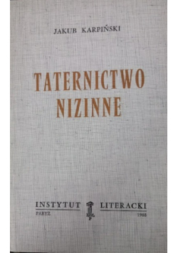 Taternictwo nizinne