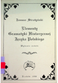Elementy gramatyki historycznej języka Polskiego