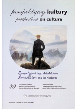 Perspektywy kultury perspectives on culture