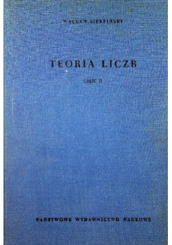 Teoria liczb Część II