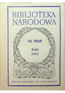 Verlaine Wybór poezji