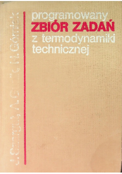 Programowany zbiór zadań z termodynamiki technicznej