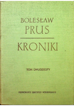 Prus Kroniki Tom 20