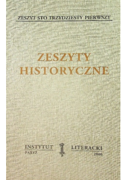 Zeszyty historyczne Nr 131