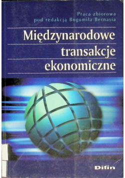 Międzynarodowe transakcje ekonomiczne