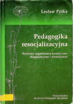 Pedagogika resocjalizacyjna