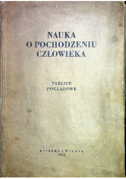 Nauka o pochodzeniu człowieka Tablice poglądowe