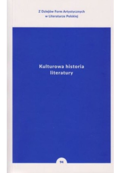 Kulturowa historia literatury