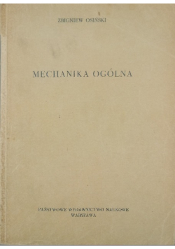 Mechanika ogólna
