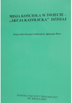 Misja kościoła w świecie