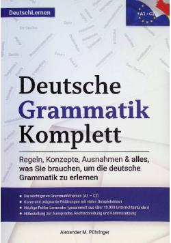 Deutsch Lernen: Deutsche Grammatik Komplett