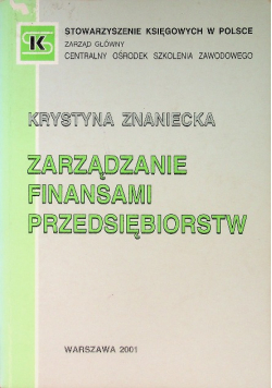 Zarządzanie finansami przedsiębiorstw