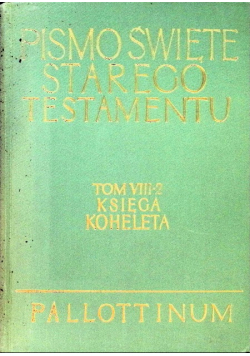Pismo Święte Starego Testamentu Tom VIII - 2