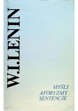 Myśli. Aforyzmy. Sentencje