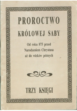 Proroctwo Królowej Saby