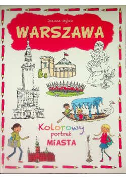 Kolorowy portret miasta Warszawa
