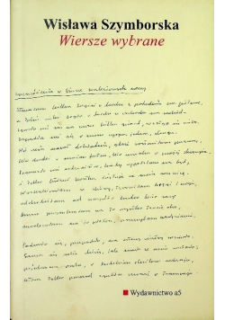 Szymborska Wiersze wybrane