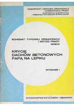 Krycie dachów betonowych papą na lepiku