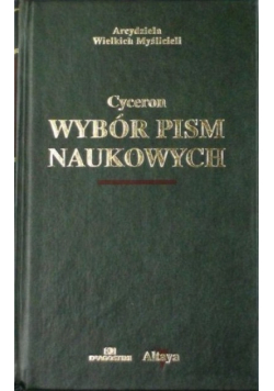 Cyceron Wybór pism naukowych