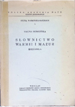Słownictwo Warmii i Mazur Tom 3