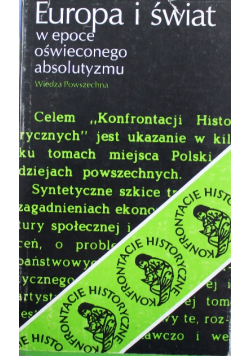 Europa i świat w epoce oświeconego absolutyzmu
