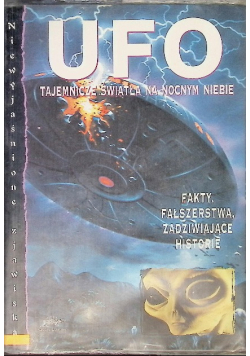UFO Tajemnicze światła na nocnym niebie