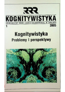Kognitywistyka Problemy i perspektywy
