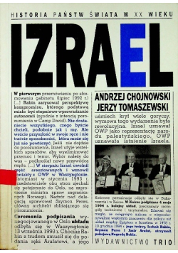 Historia państw świata w XX wieku Izrael