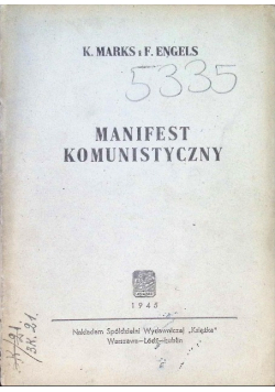 Manifest komunistyczny, 1945 r.