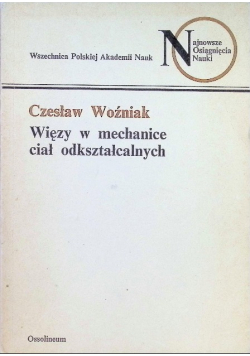 Więzy w mechanice ciał odkształcalnych