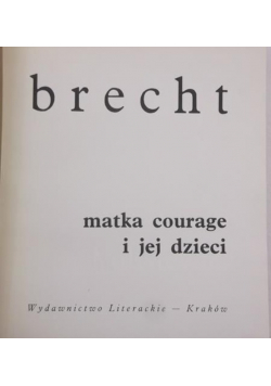 brecht matka courage