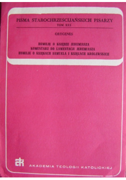 Homilie o księdze Jeremiasza