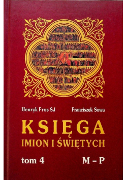 Księga imion i świętych Tom 4