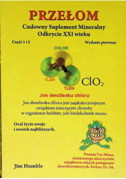 Przełom  Cudowny Suplement Mineralny Odkrycie XXI wieku