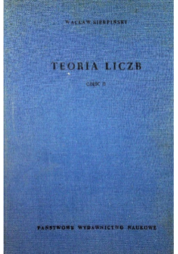 Teoria liczb Część II
