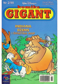 Komiks Gigant Indiana Dżems i świątynia małp Nr 3 / 98