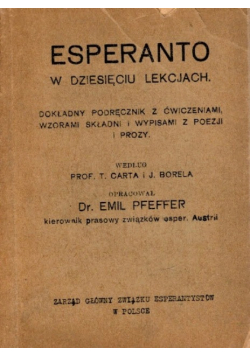 Esperanto w dziesięciu lekcjach