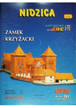 Nidzica zamek krzyżacki kartonowe mini abc