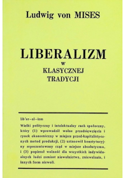 Liberalizm w klasycznej tradycji