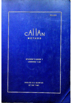 Callan Method. Student's Book 1. Lessons 1-24