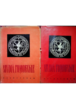 Studia Pomorskie Tom 1 i 2