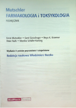 Farmakologia i Toksykologia