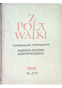 Z pola walki Nr 3 / 59