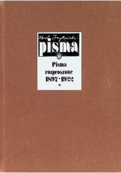 Pisma rozproszone 1897-1922