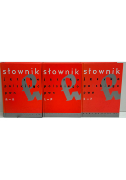 Słownik języka  polskiego Tom 1 do 3