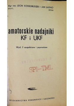 Amatorskie nadajniki KF i UKF