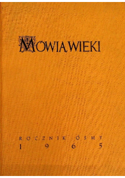 Mówią Wieki Cały Rocznik 1965