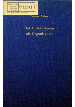Das Unternehmen als Organisation