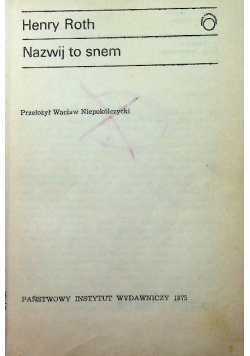 Nazwij to snem