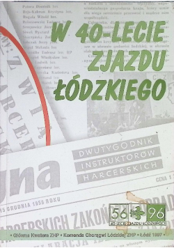 W 40 lecie zjazdu łódzkiego